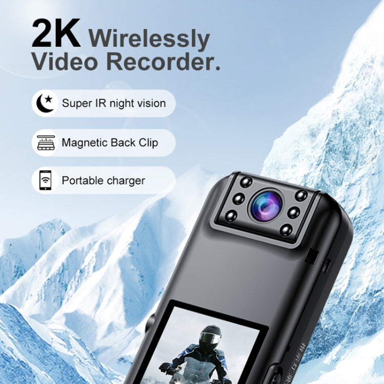 A82 IR Night Vision Rotating Lens 2K HD Video WiFi Recorder with Back Clip, A82 A82 IR Night Vision Rotating Lens 2K HD Video WiFi Recorder with Back Clip, A82
